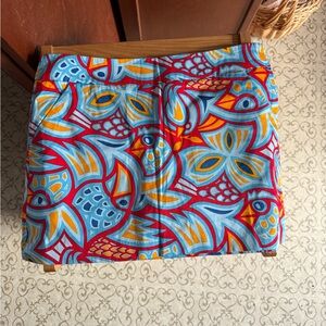 Loudmouth Ladies Yellow Swirl Skort